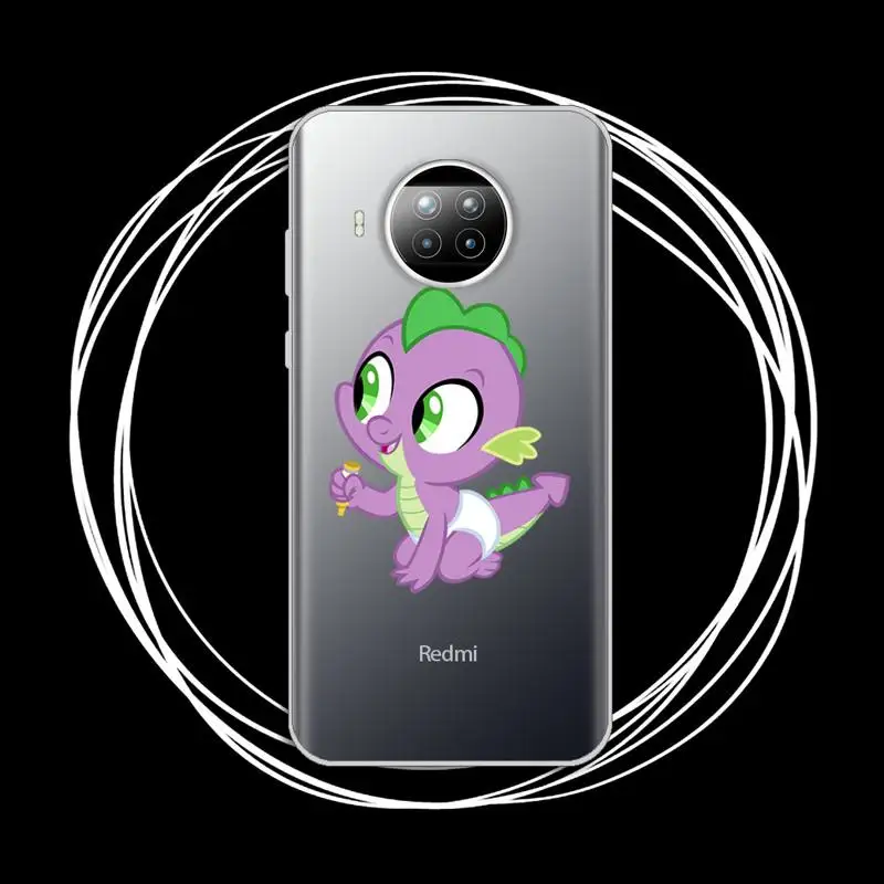 

Little dinosaur foal Phone Case Transparent for Xiaomi Redmi note 10 t 8 9 pro lite 11