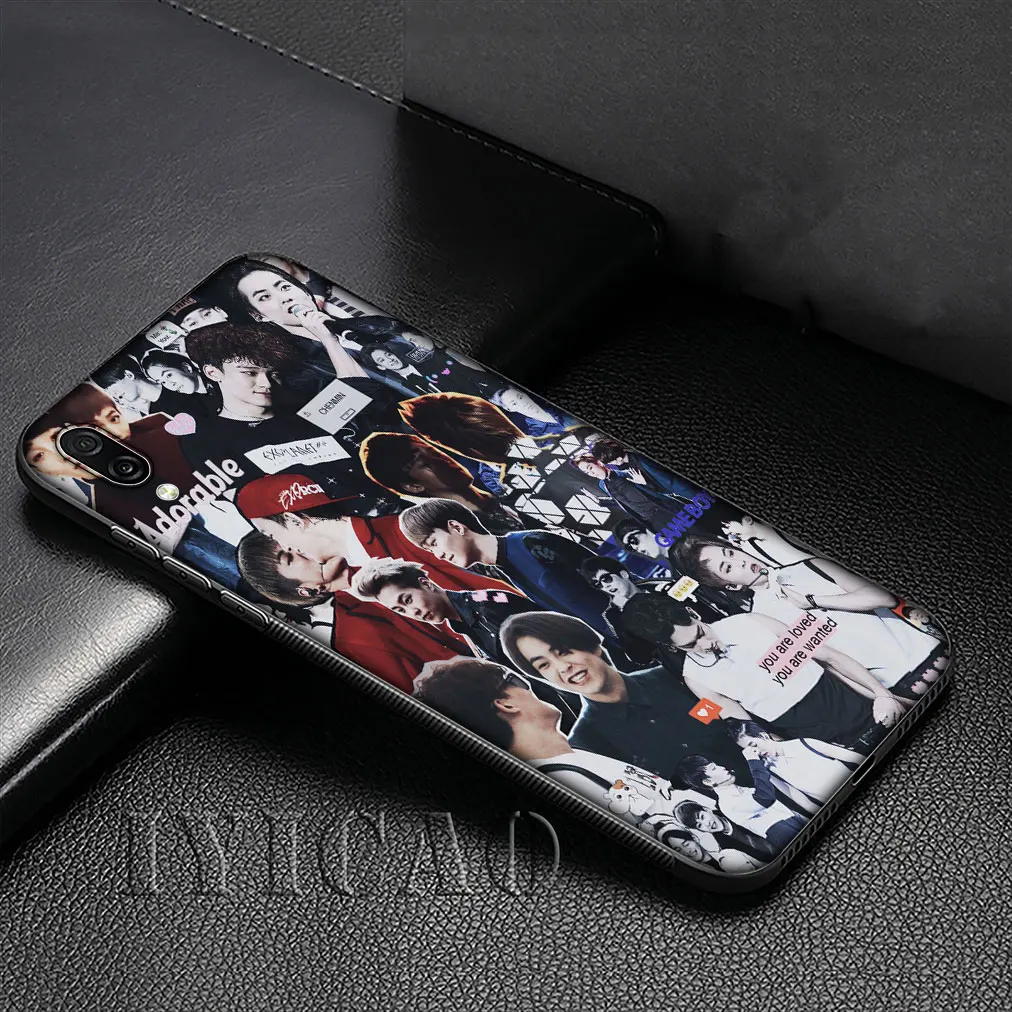 EXO lucky one Мягкий силиконовый чехол для huawei P30 P20 Pro P10 P9 Lite Mini 2017 2016 P Smart Z Plus 2019 |