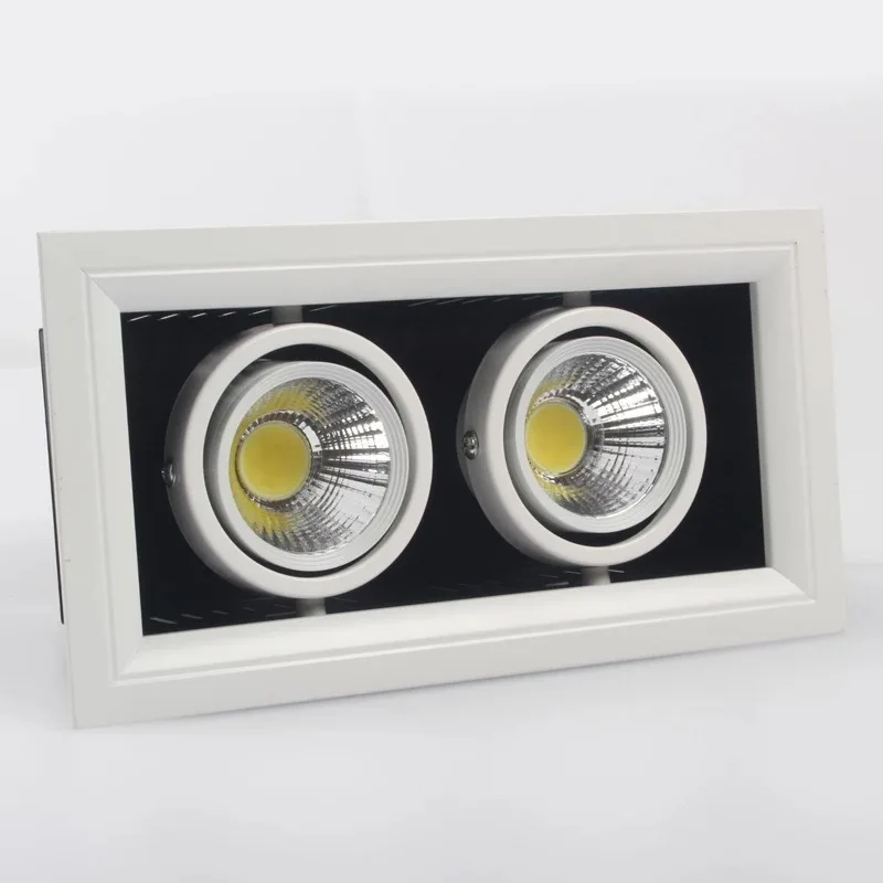 MR16 10W 20W 30W COB даунлайт с регулируемой яркостью теплый белый натуральный холодный