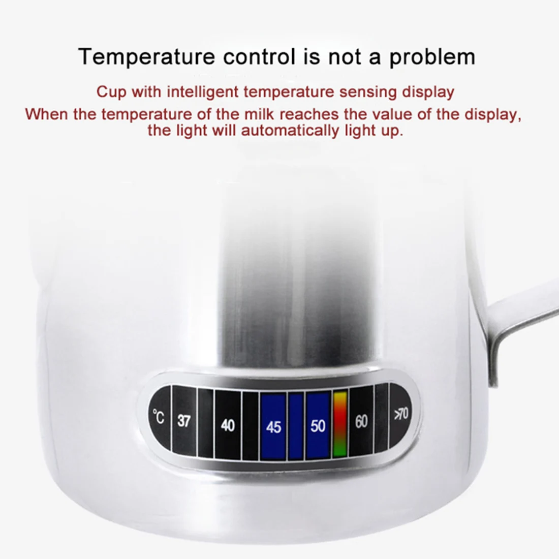 Молочный кувшин с термометром из нержавеющей стали сливки молочные фритюрницы