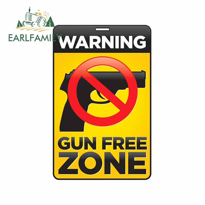 EARLFAMILY 13 см x 8 4 для оружия свободной зоны знак мотоцикл автомобильные наклейки