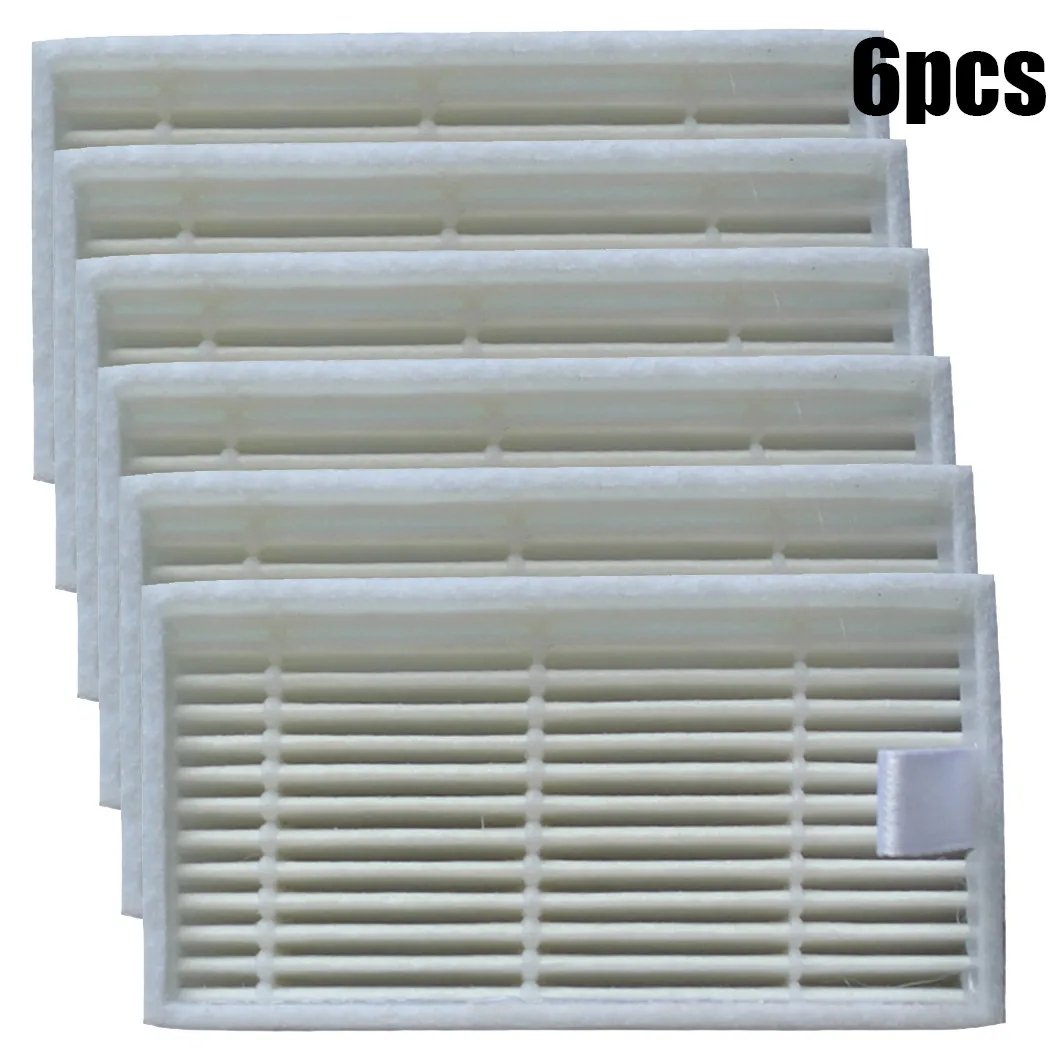 

6PCS Vacuum Cleaner Filter Replacement For Lidl SilverCrest SSR 3000 A1 Robotic Vacuum Cleaner Home Eliminate Fine Dust Sawdust