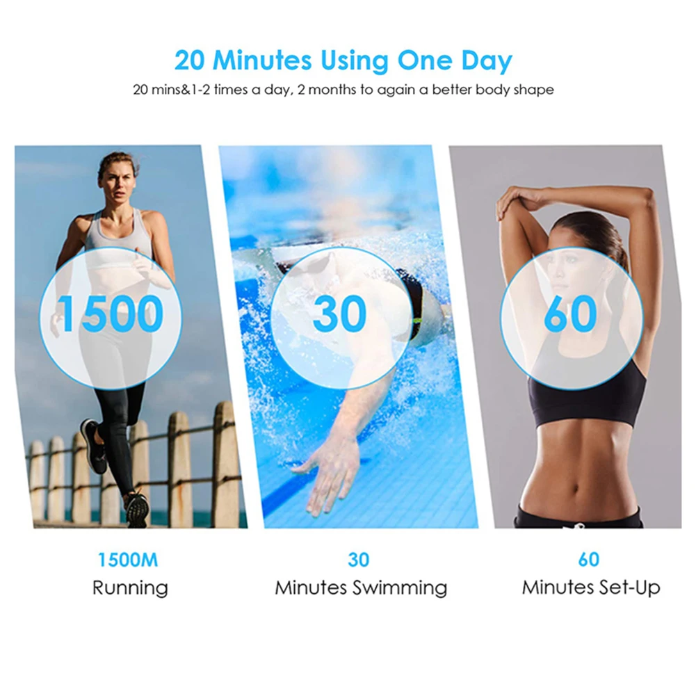 

Electric EMS Abdominal Weight Loss Stickers Body Smart Fitness Training Patches Abdomen Home Gym Fitness Equipment