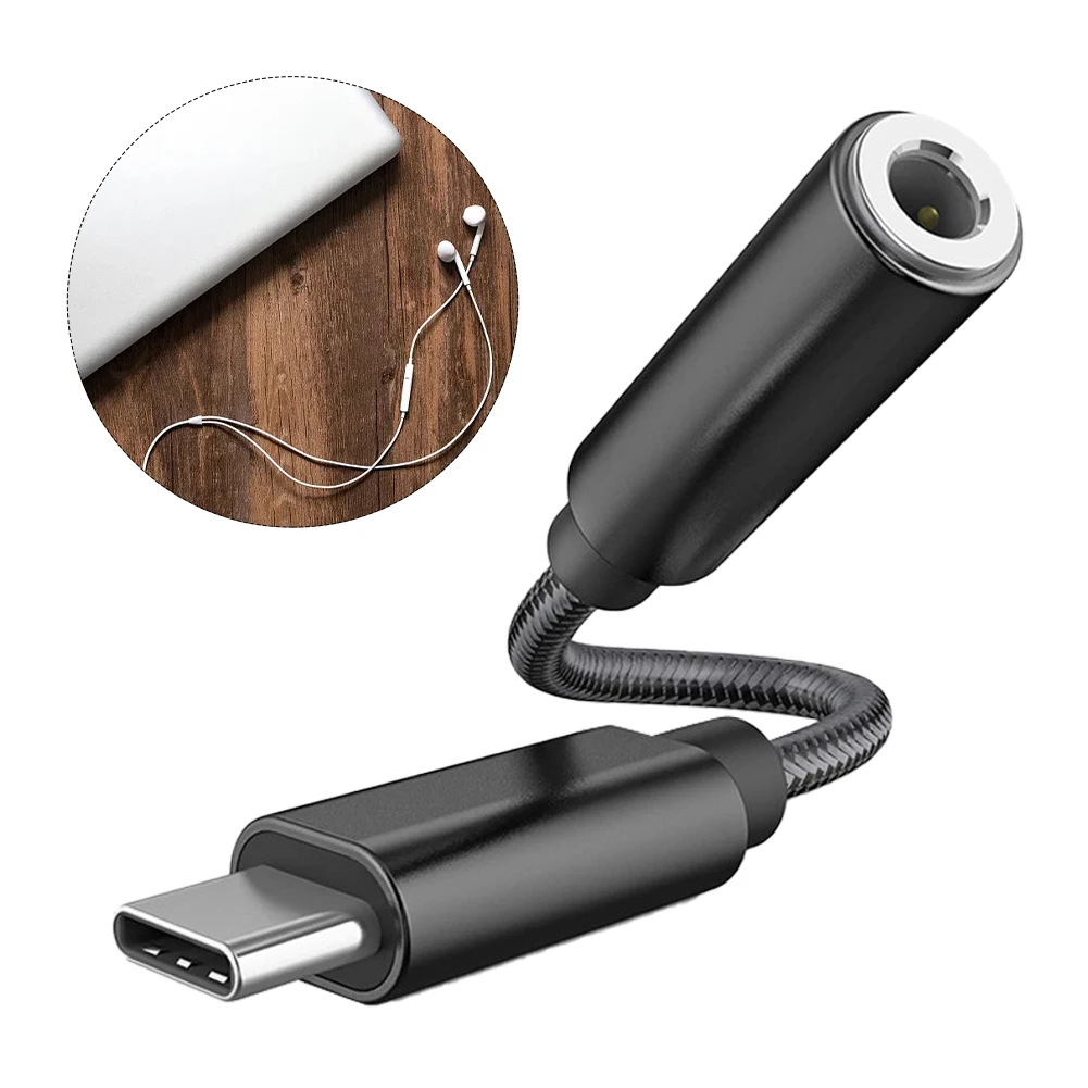 Универсальный адаптер для наушников с USB C на разъем 3 5 мм | Электроника