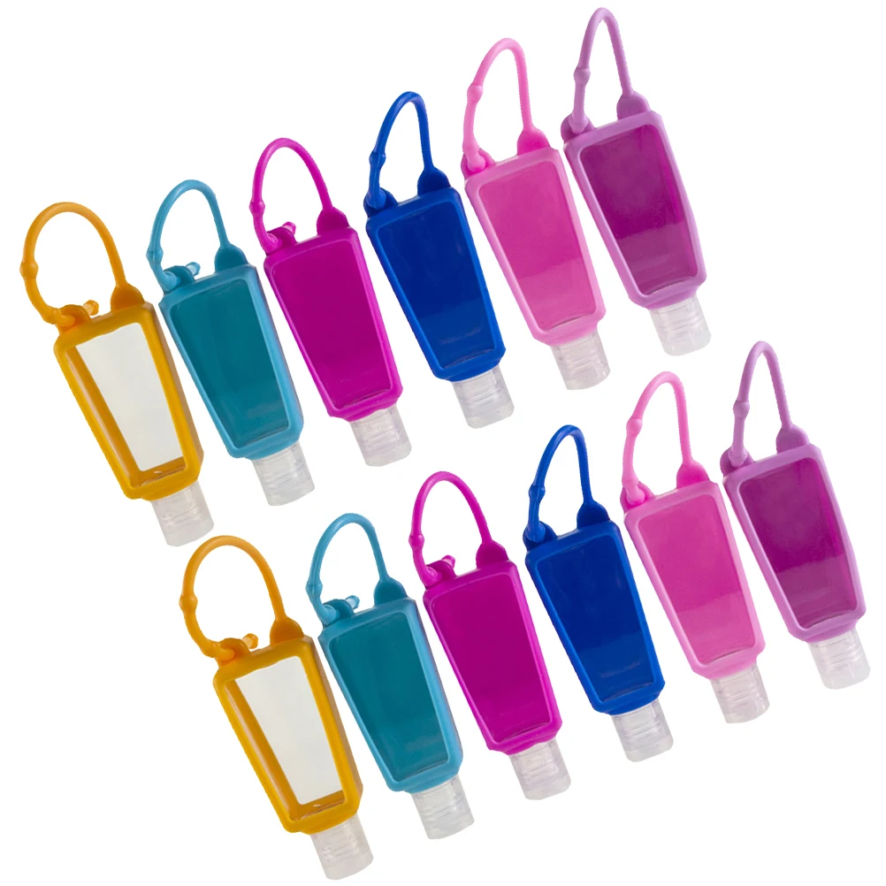 24pcs Hand Sanitiser Bottles Simple Portable Useful Plastic Travel Bottle Liquid Dispenser for Lotion Shampoo Bodywash |