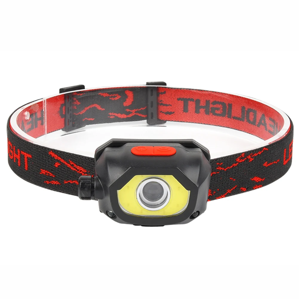 

Portable XPG+COB Headlamp Rechargeable Built-In Battery Headlamp Zoom Motion Sensor Outdoor Cycling Fishing Camping Hiking Light