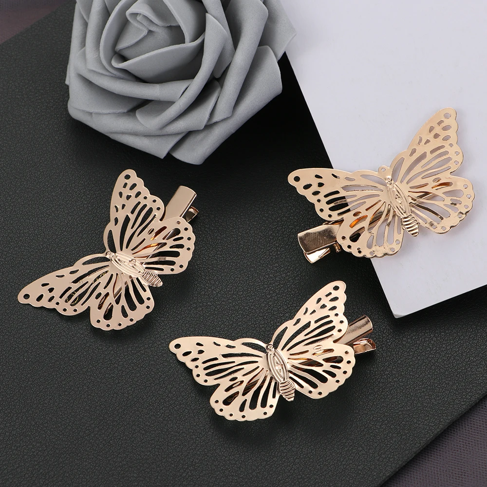 2 шт. заколки для волос в виде бабочек|Шпильки и волос| |