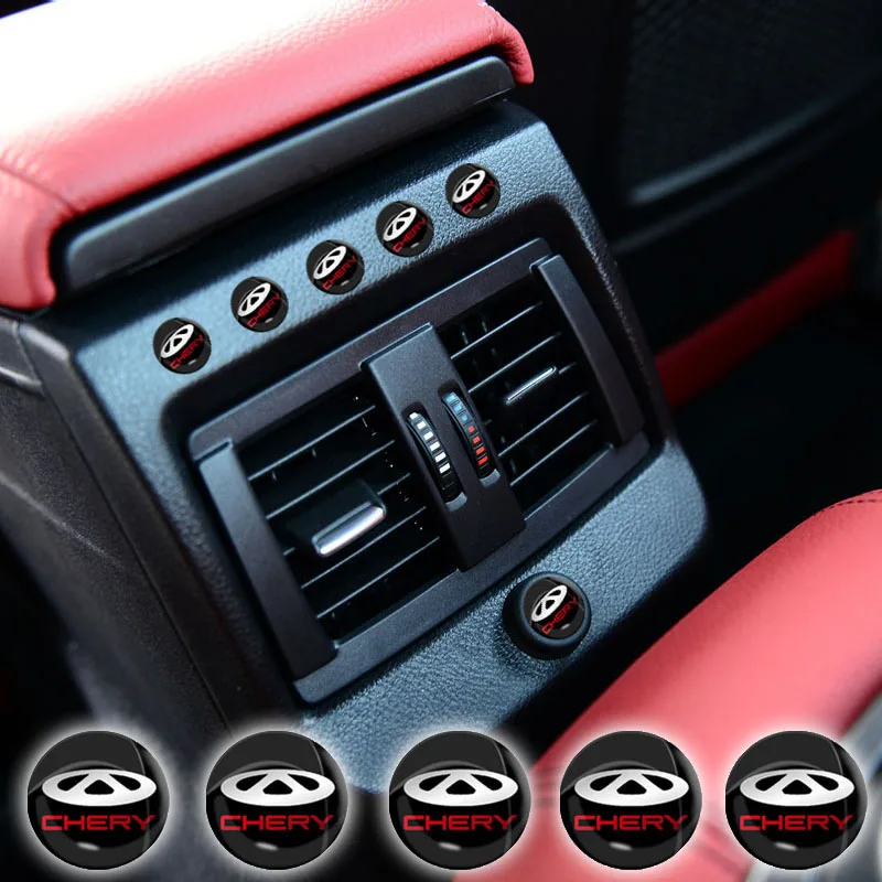 

5pcs Car Steering Wheel Sticker Small Decorative Sticker for Chery Fulwin QQ Tiggo 3 5 T11 A1 A3 A5 Amulet Car Auto Accessories