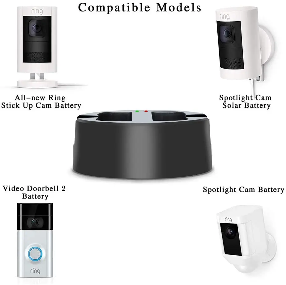 

3.65V 6040mAh Lithium-Ion Battery Compatible with Ring Video Doorbell 2 Ring Spotlight Cam and Ring Stick Up Cam Battery HD