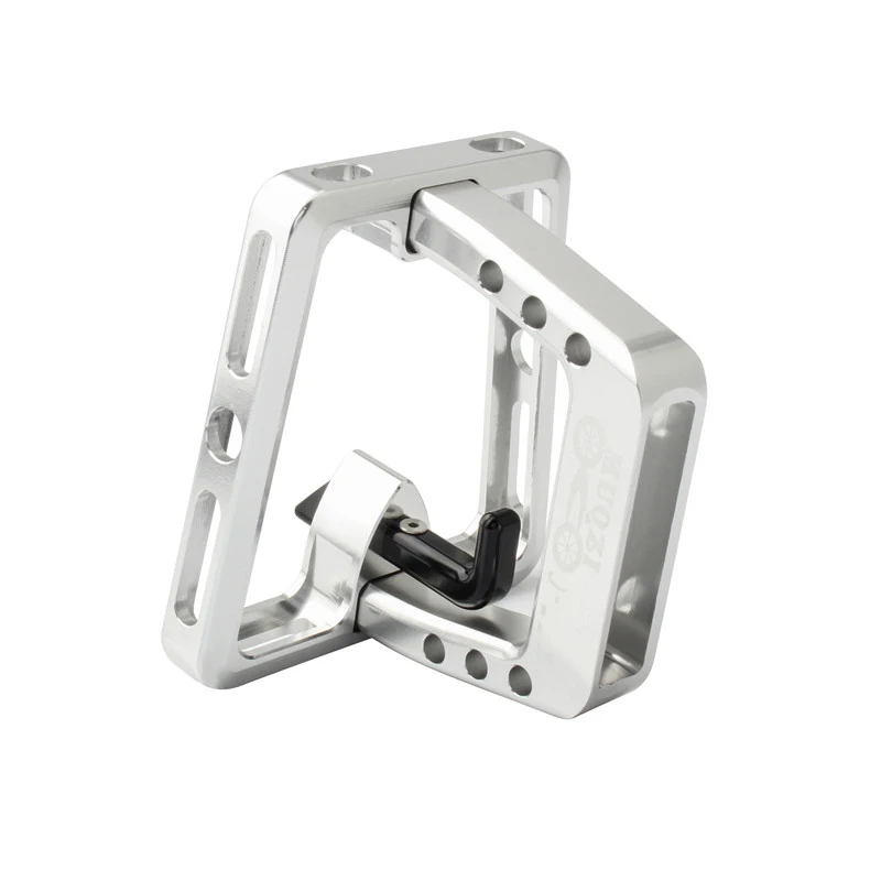 

NEW Folding Bike Front Carrier Adapter Folding Bag Cargo Rack Bracket Aluminum Alloy Mount Base For Brompton Bike