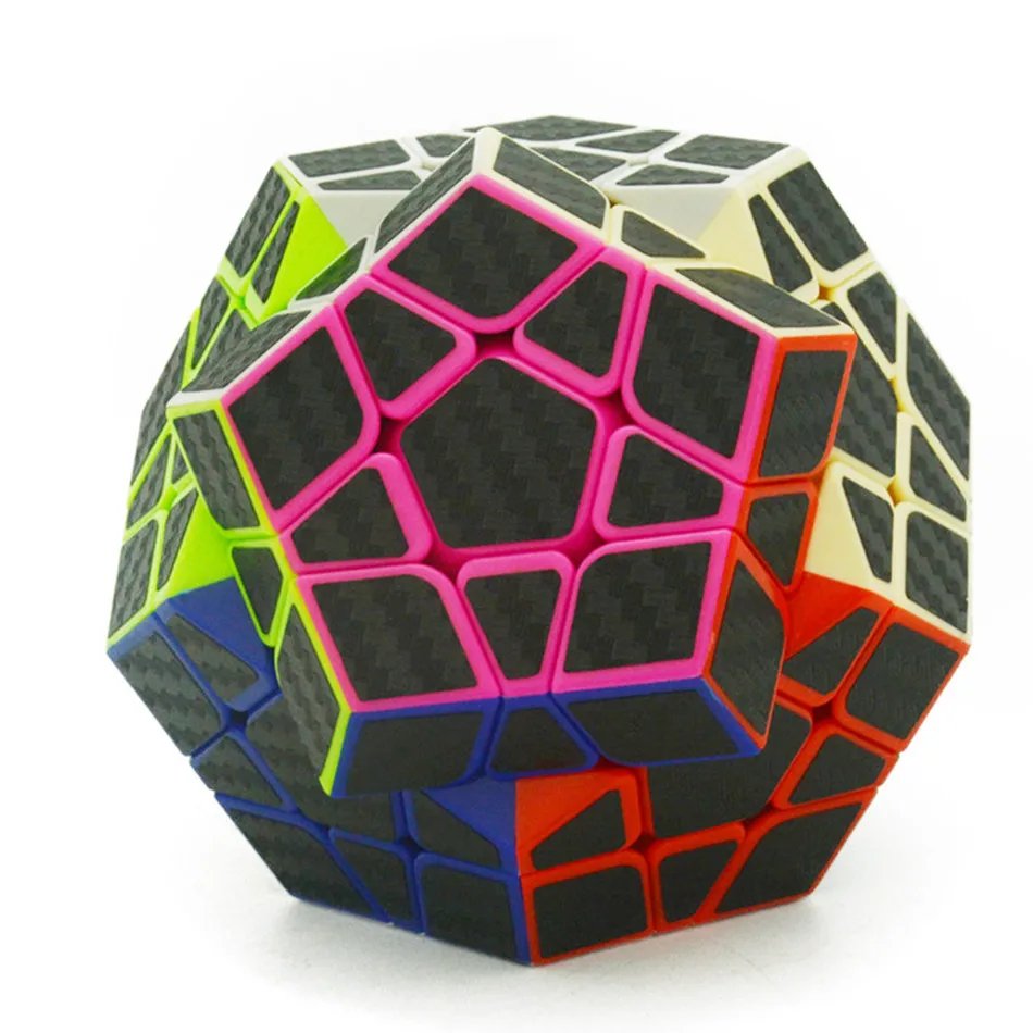 Lefun 3x3 Megaminx скоростной магический куб наклейка из углеродного волокна кубик