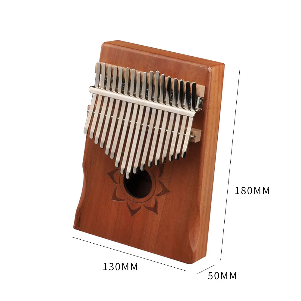17 клавиш Kalimba большой палец Пианино музыкальный инструмент для начинающих