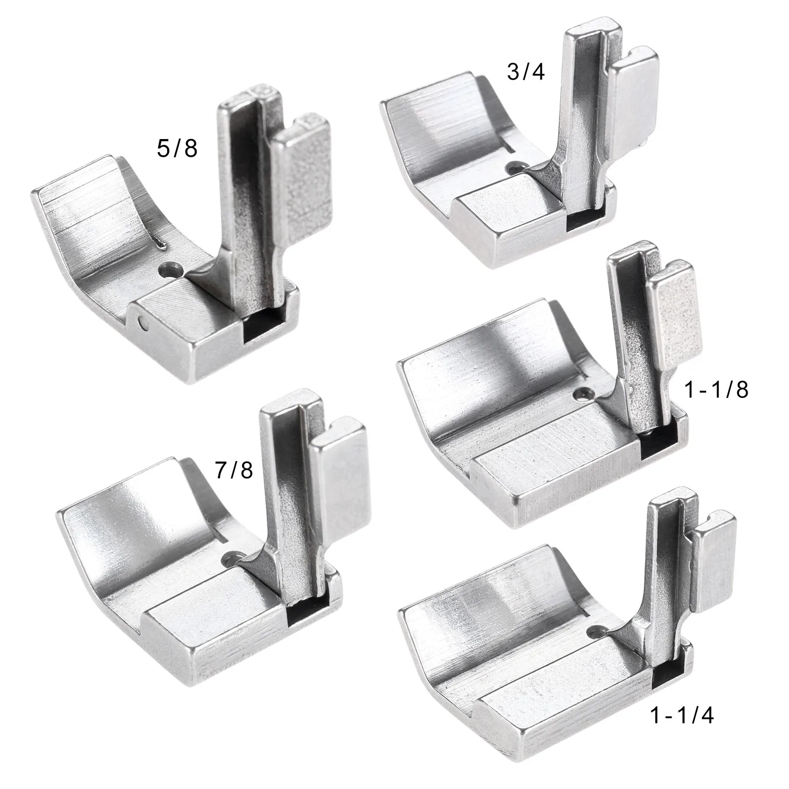 

Прижимная лапка для промышленных плоских машин, P3611, металлическая, 5/8 3/4, 1-7/8 мм, 16-1/8 мм, 22-32 мм, 1/4