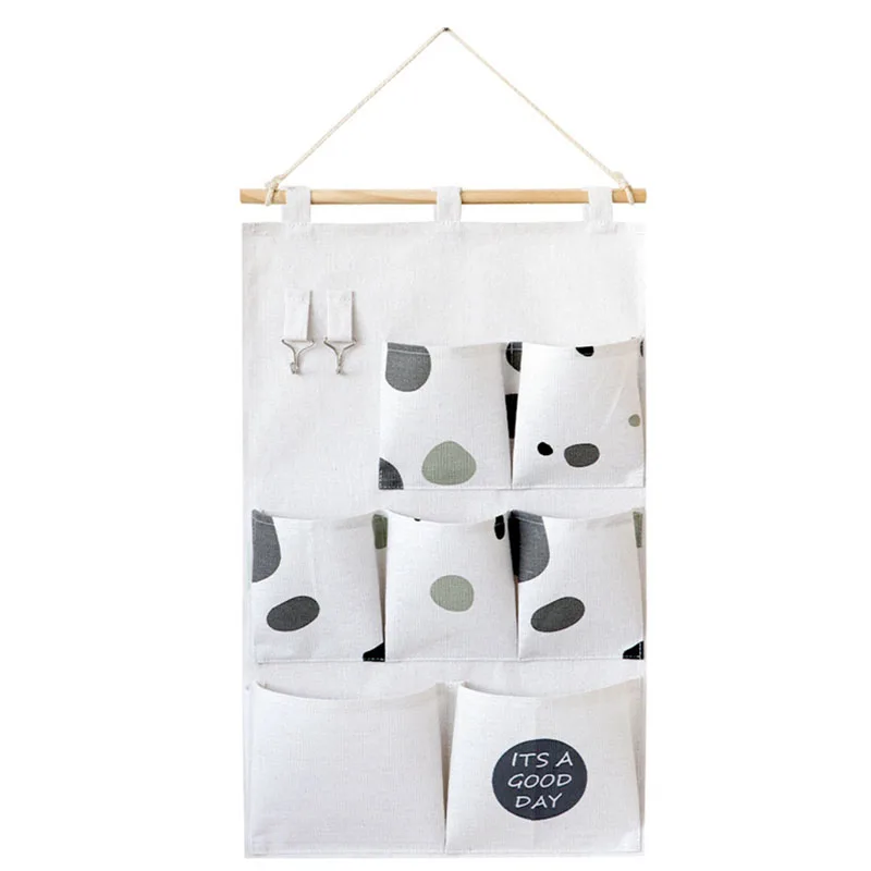 

Настенные органайзеры из хлопка и льна