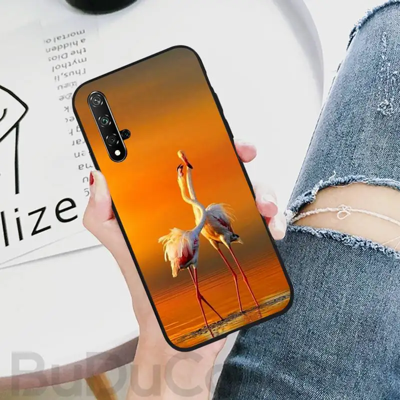 Чехол для телефона Honor 10 20 Lite View20 7C 5 7 дюймов 8 7A 45 20i PLAY 30 PRO с рисунком фламинго |