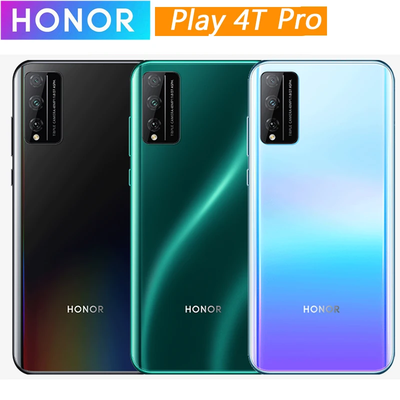 Смартфон Honor PLAY 4T PRO 6 ГБ ОЗУ 128 Гб ПЗУ Восьмиядерный процессор Kirin 810 камера 48 МП