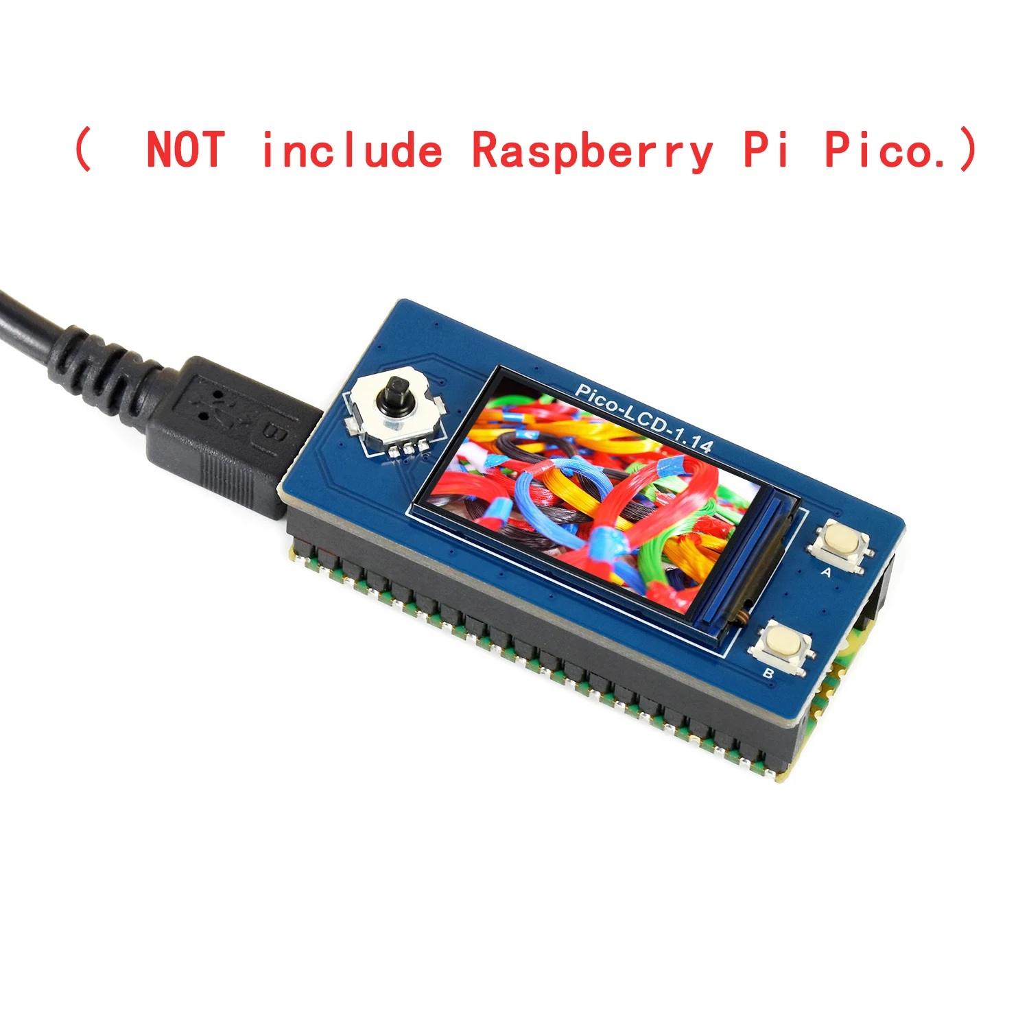 

1.14-inch 240X135 IPS LCD Display Screen Breakout Module Shield HAT for RPI Raspberry Pi Pico W WH Expansion Board