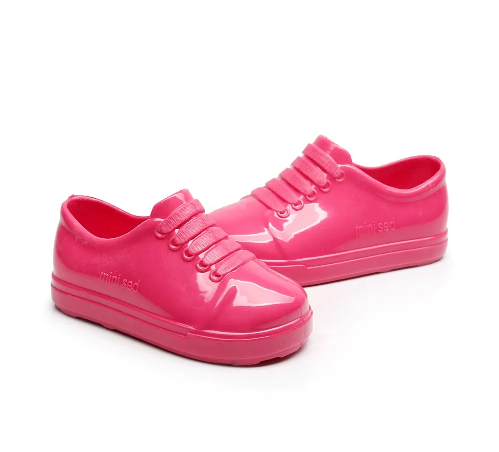 Mini Melissa/босоножки для девочек; Новинка; повседневные тонкие туфли с Микки-Маусом и бантом для девочек; прозрачная обувь ярких фруктов; водонепроницаемые прозрачные сандалии; обувь