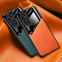 Luxury Leather Phone Case For Huawei P20 P30 Lite P50 P40 Pro Plus Nova Pro TPU Cover Case For Honor Magic Pro
