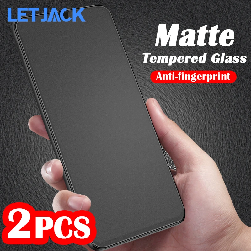 Матовое закаленное стекло без отпечатков пальцев для Galaxy Samsung A51 A21S M31 S20FE Note 20 F41 A42