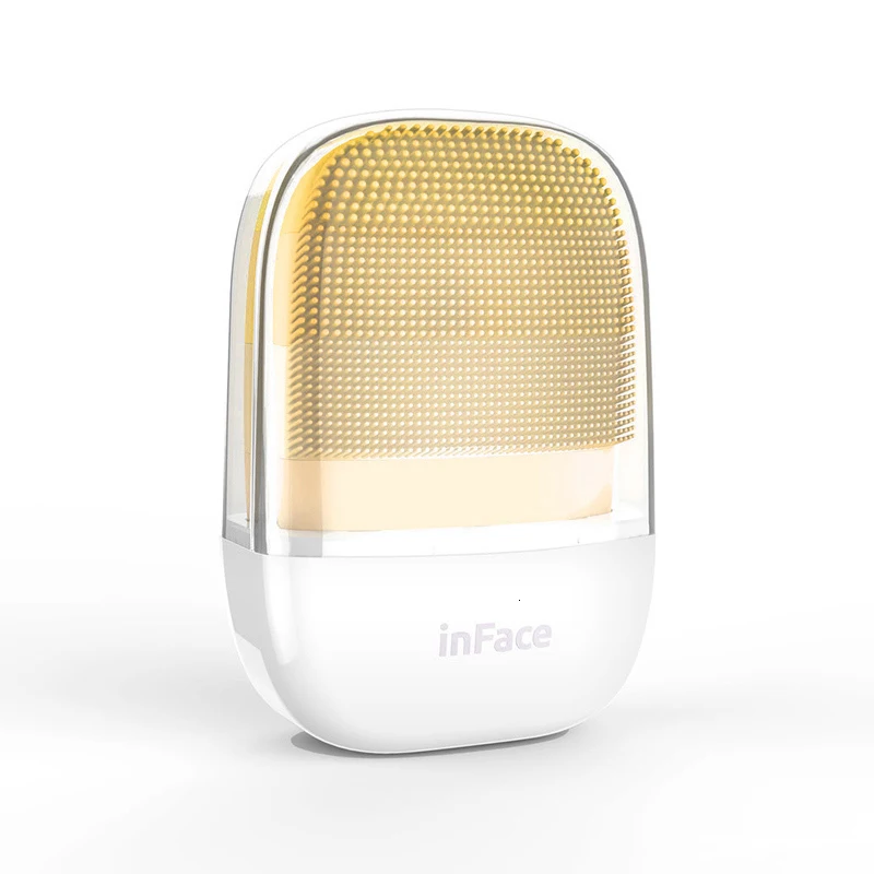 Yellow Xiaomi inface мини щетка для очистки средняя ультразвуковая зубная щетка для очистки кожи пилы для лица - Цвет: Yellow
