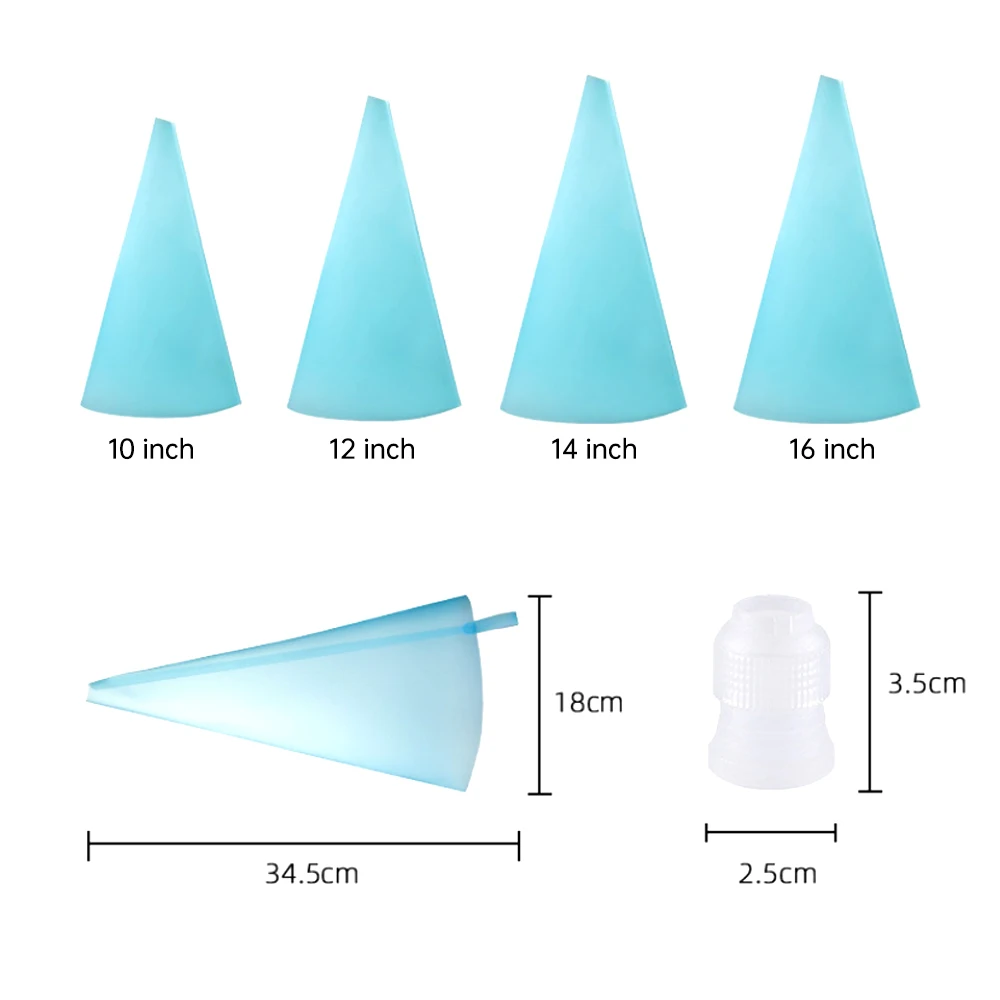 Кухня гаджеты отсадочный мешок насадка комплект с изображением торта рукав для