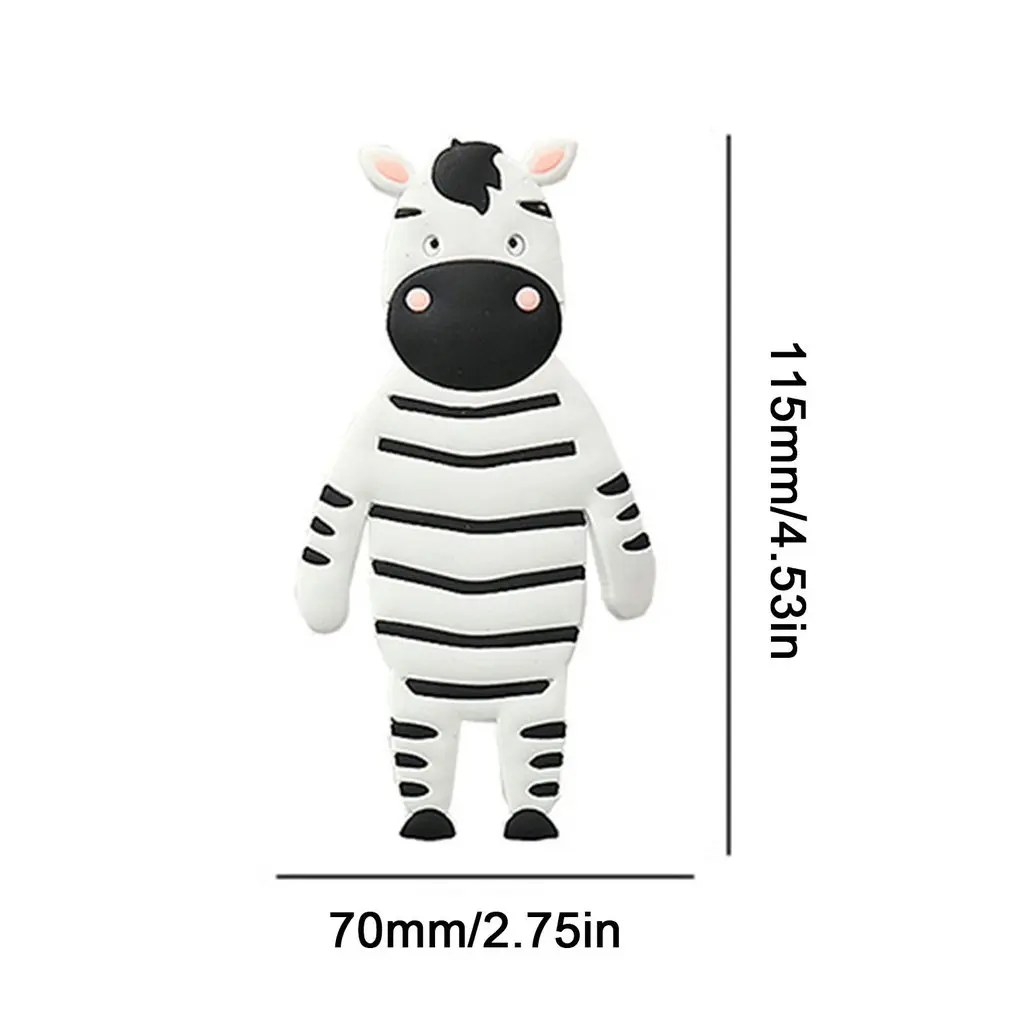 

Cute Cartoon Animal Hook Keys Holder Wall Hook Coat Hanger Punch-free Hanging Home Decorative Rack Bendable Bathroom Storage