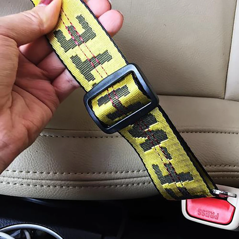 Модный Белый поводок для собак автомобильный ремень безопасности домашних