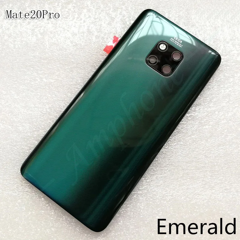 Оригинальная задняя крышка из закаленного стекла для Huawei Mate 20 Pro запасные части