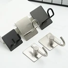 Крючок настенный из нержавеющей стали для одежды, 1 шт.