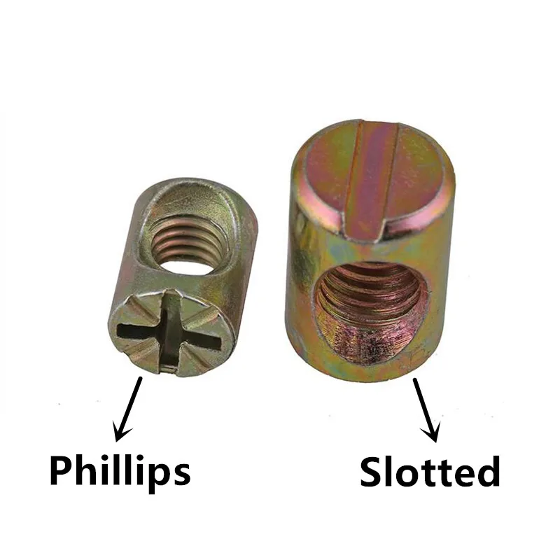 Болты с крестообразным креплением M5 M6 M8 шлицевая/крестовая гайка для мебели