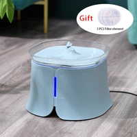 automatic pet dog cat water fountain led electric mute water feeder usb dog pet drinker bowl pets drinking dispenser for cat dog