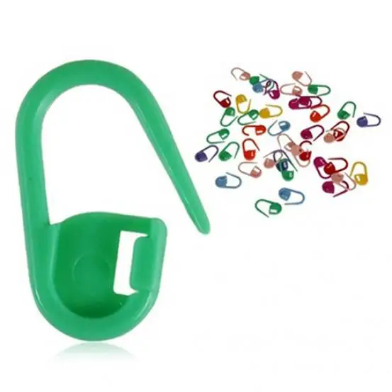 

10Pcs Mix Color Plastic Resin Small Clip Locking Stitch Markers Crochet Latch Knitting Tools DIY Needle Clip Hook Sewing Tool