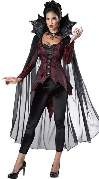 Vampiress женское платье на Хэллоуин Женский костюм вампира для взрослых M XL MS4276 |