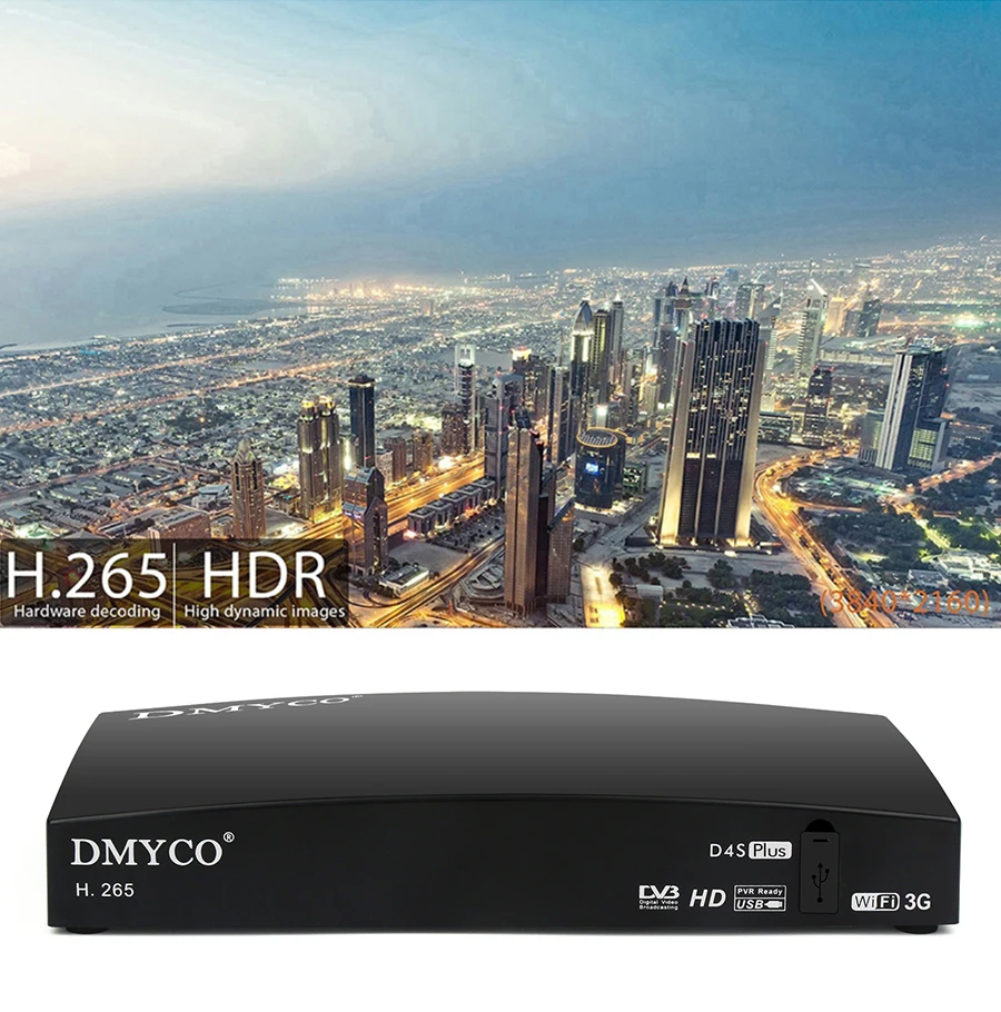 DMYCO DVB-S2 цифровой спутниковый ресивер HD 1080P с USB WiFi 1 год Испания Европа D4S плюс LNB ТВ Декодер для тюнера поддержка Youtube