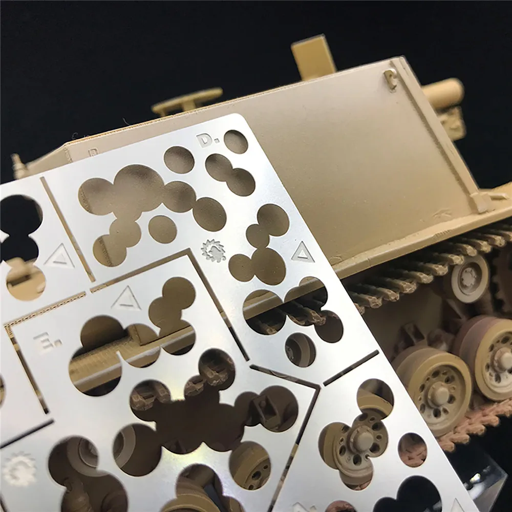 1/35 1/32 броня немецкий кустарник волнистая точка камуфляжная утечка модель