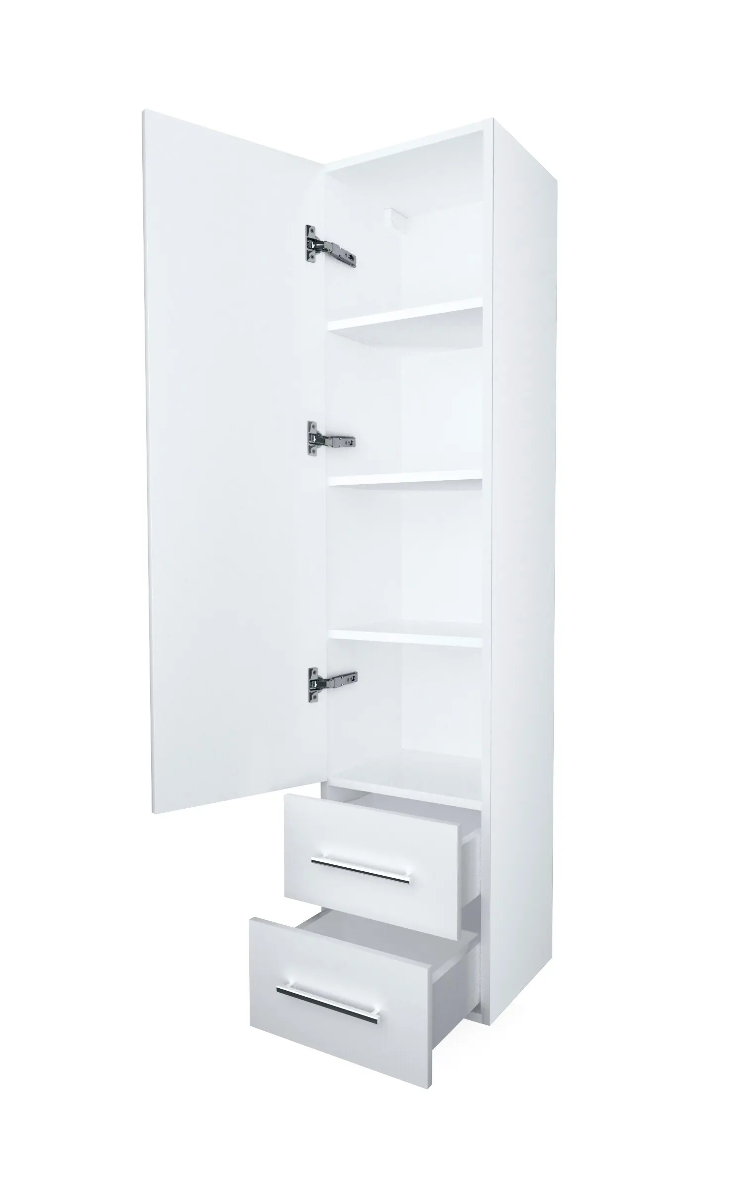 Пенал 1Marka Соната 35П 1д.2в.я. Белый глянец R |