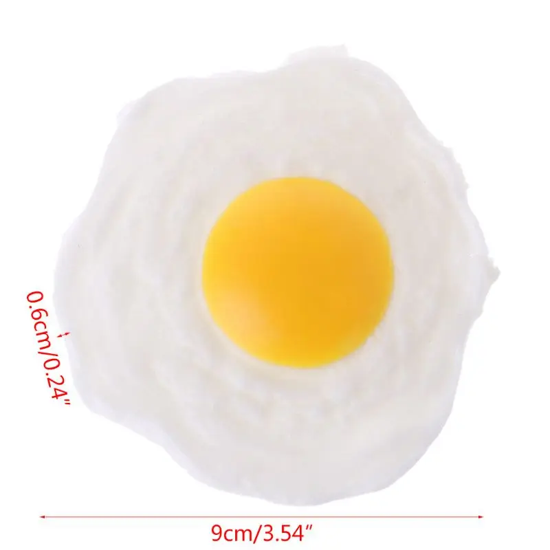 

NEW Sticky Rubber Egg Squeeze Kitchen Food Toy Pretend Play Cooking Gag Joke Toy