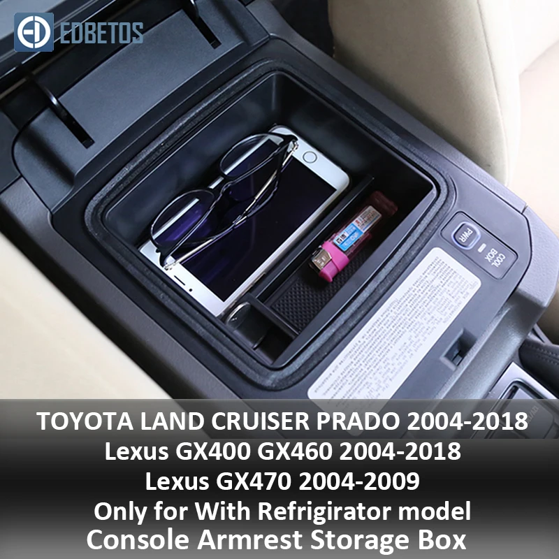 Подлокотник для хранения для Toyota Land Cruiser Prado FJ 150 2004- Lexus GX400 460 04-/GX470 04-2009 консоль Органайзер лоток