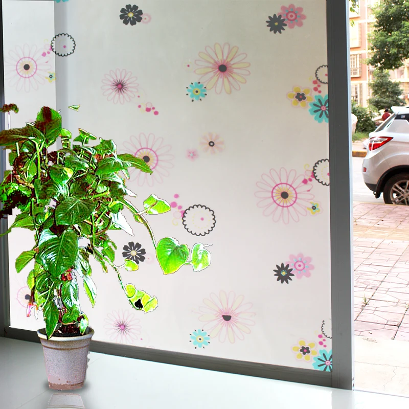 

2/3/5 Meter Frosted Opaque Window Film For Glass Privacy Adhesive Window Stickers Home Decor Vinyl Bedroom Bathroom