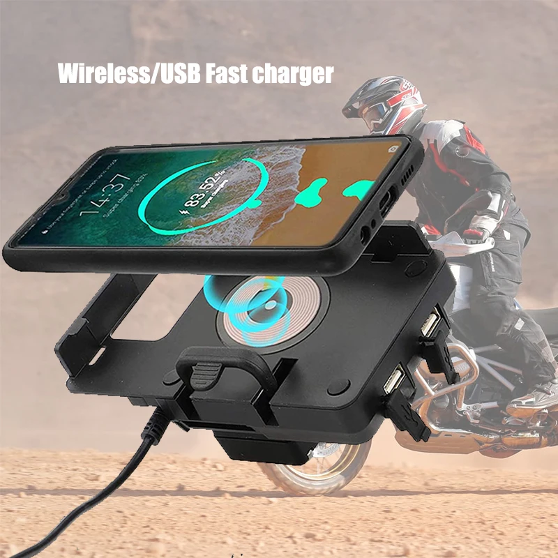 Для BMW R1200GS R1250GS F700GS F800GS F750GS F850GS CRF1000L 12 мм мотоцикл GPS мобильный телефон устройства