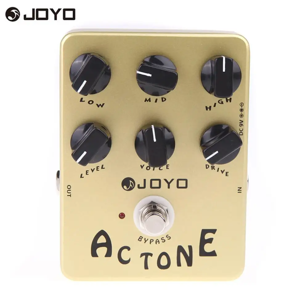 JOYO JF 13 профессиональный гитарный эффект педаль настоящий обход дизайн AC тон Vox Amp