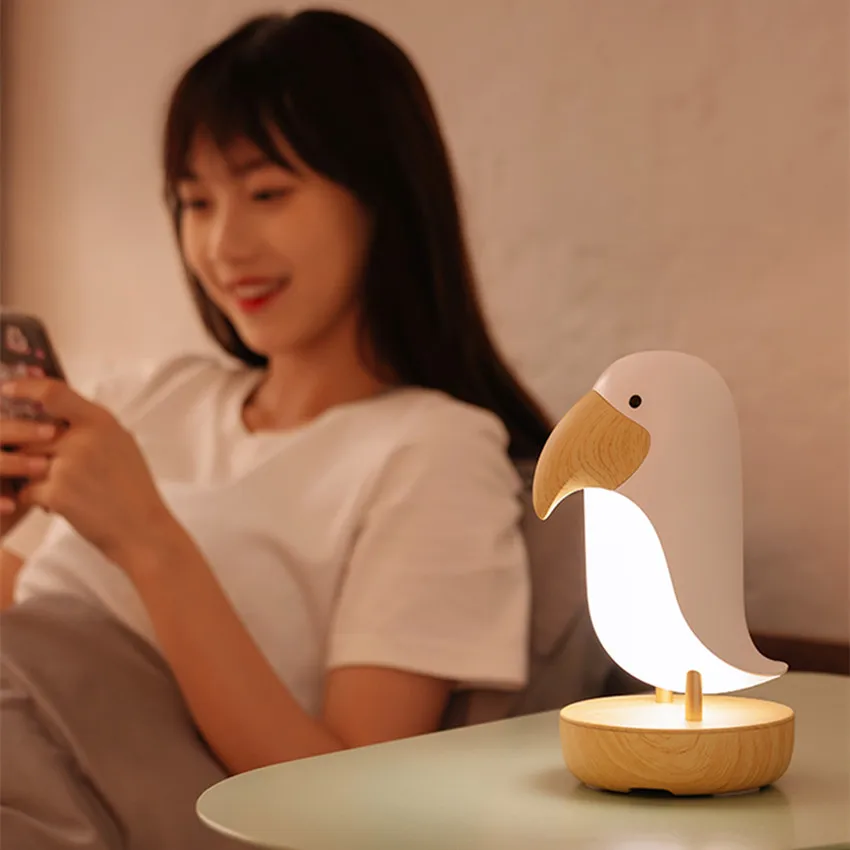 СВЕТОДИОДНЫЙ ночник в виде птицы Toucan современная настольная лампа скандинавском