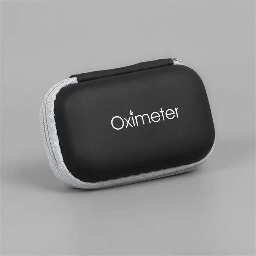 

Finger Pulse Oximeter Storage Bag Blood Oximeter Zipper Bag Blood Oxygen Saturation Monitor Protect Box Case Three-dimensional