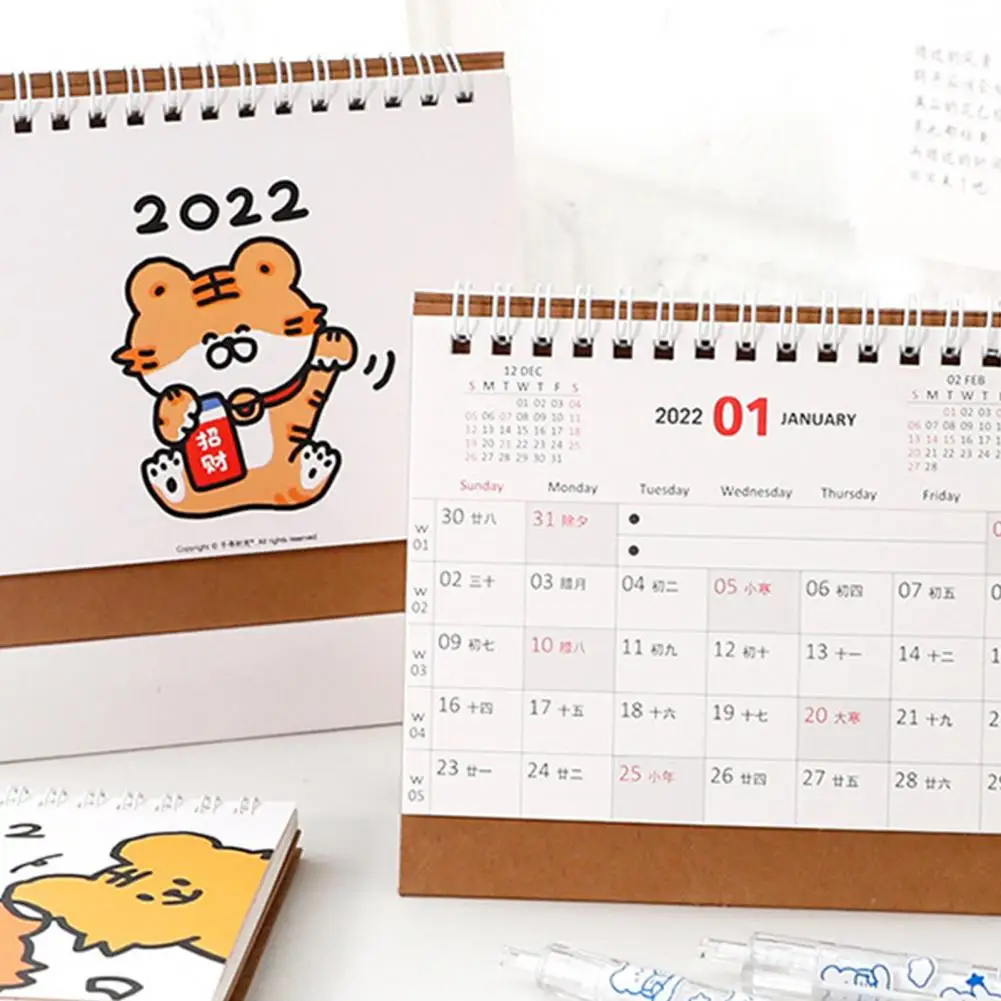 Полезные плотные настольные календари с напоминанием о Ежедневном расписании