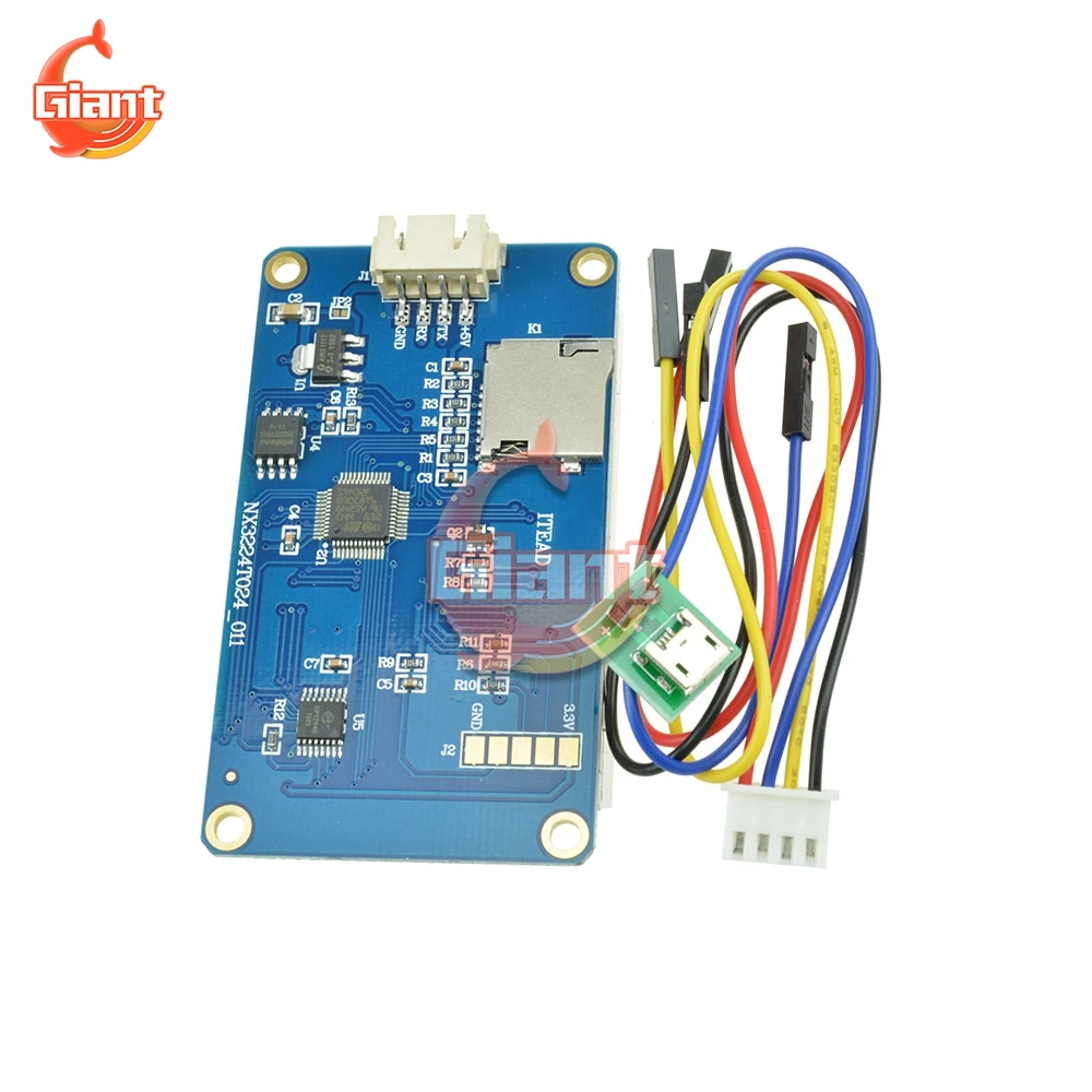 5 в сенсорный экран UART HMI ЖК модуль дисплей 2 4 дюйма TFT 320x240 резистивный для Arduino