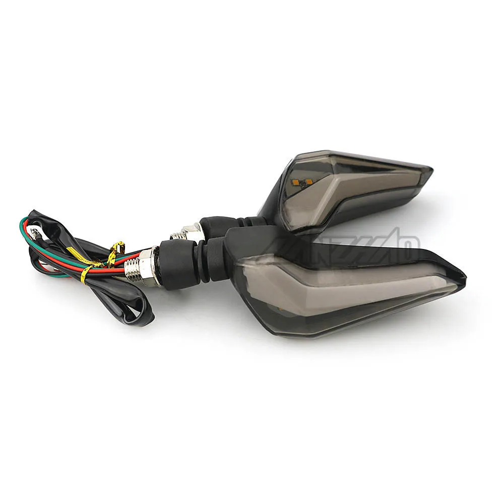 Пара светодиодных дневных ходовых огней для мотоциклов стоп-сигнал поворота