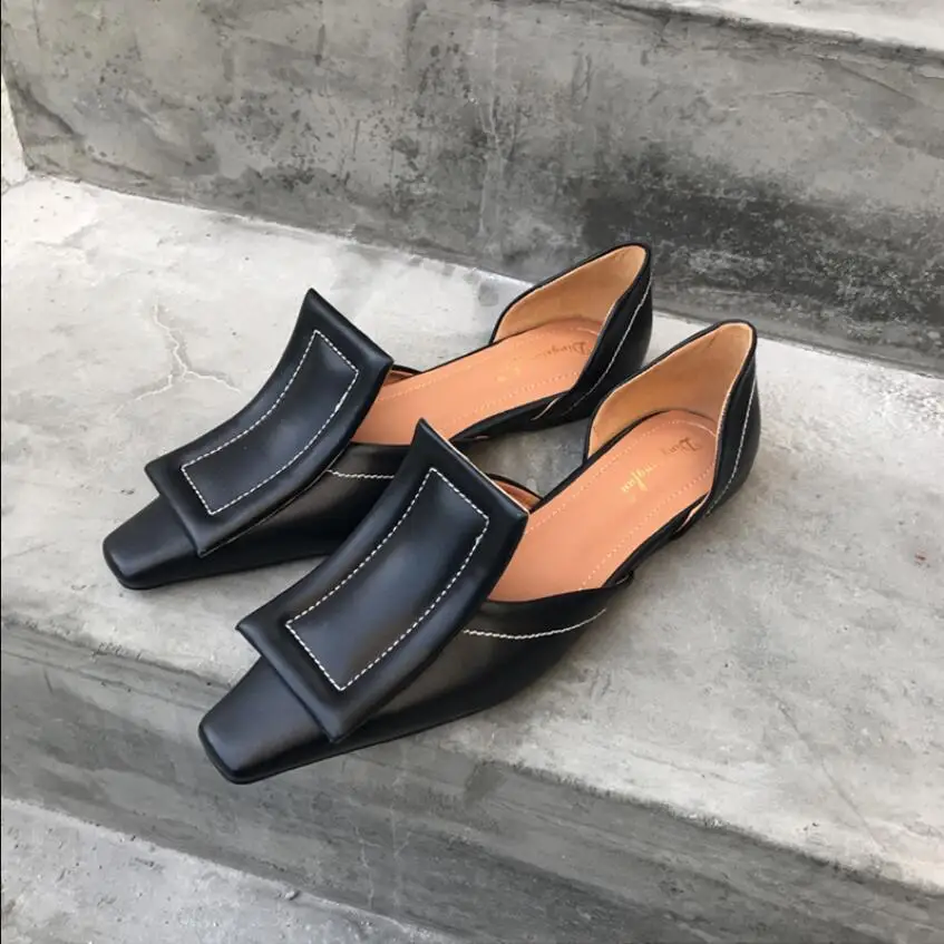 Женские атласные лоферы с квадратной пряжкой винтажные Лоферы розового цвета на