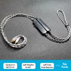QCC5141 + Qualcomm aptX адаптивный аудио Earhook Sport Bluetooth 5,2 наушники MMCX 2PIN A2DC UE IE80 IE40PRO IM с микрофоном AAC