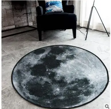 

Nordic Style Trend Dream Art Flame Round Rug Bedroom Living Room Home Decoration